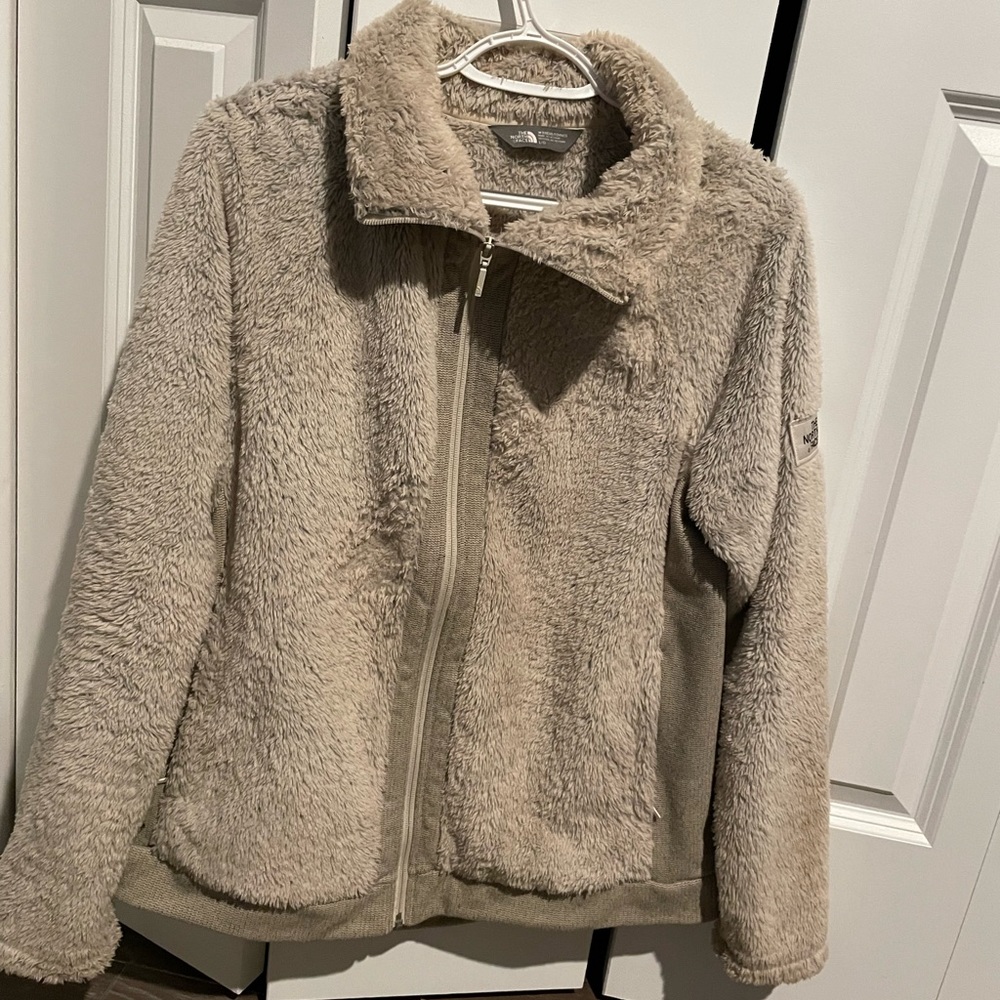 Beige north face fleece